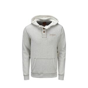 NEW PBR Three-Button Oatmeal Hoodie, size XL